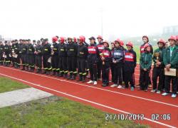 Zwycięstwo w gminnych zawodach sportowo-pożarniczych. - 21.10.2012