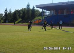 Podwójny sukces na gminnych zawodach sportowo-pożarniczych - 10.06.2013