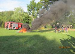 Pokaz ratownictwa na festynie w Tadzinie - 30.08.2014