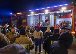 Powitanie nowego ciężkiego pojazdu ratowniczo-gaśniczego - 17.01.2025