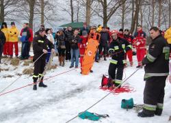 Ćwiczenia z ratownictwa lodowego - 18.02.2012