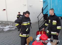 Szkolenie praktyczne w komorze dymowej - 05.03.2013