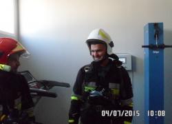 Szkolenie w komorze dymnej w Słupsku. - 04.07.2015