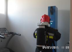 Szkolenie w komorze dymnej w Słupsku. - 04.07.2015