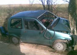 Wypadek samochodowy na trasie Bychowo-Prusewo - 10.04.2011
