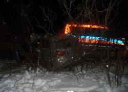 Tragiczny wypadek drogowy w Bychowie - 11.02.2012