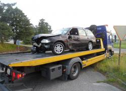 Wypadek samochodowy w Czymanowie - 22.07.2012