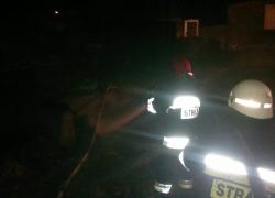 Pożar stodoły w Bychowie. - 27.11.2012