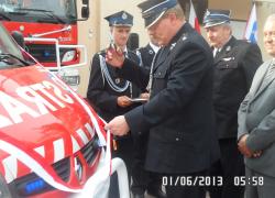 Uroczystość przekazania samochodu ratowniczo-gaśniczego - 02.06.2013