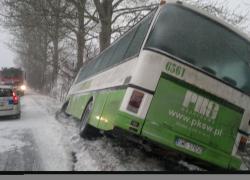 Wypadek autobusu w Strzebielinku - 06.12.2013