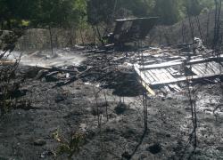 Pożar leśniczówki w Kostkowie - 18.06.2014