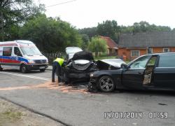 Tragiczny wypadek samochodowy w Tadzinie - 14.07.2014