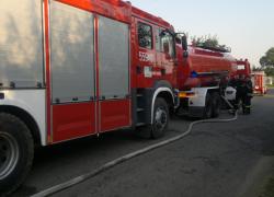 Pożar zboża w miejscowości Kurowo - 03.08.2014