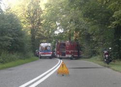Wypadek na trasie Opalino-Rybno - 26.08.2014