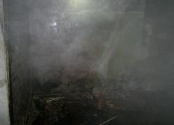 Pożar pustostanu w Rybnie - 15.05.2015