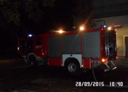 Pożar składowiska balotów słomy w Zwartowie - 28.09.2015
