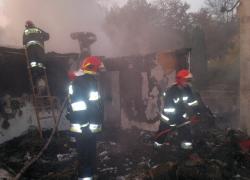 Pożar domku letniskowego w Nadolu - 31.10.2015