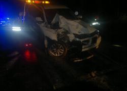 Wypadek na trasie Opalino-Rybno - 12.01.2016