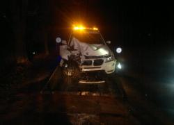 Wypadek na trasie Opalino-Rybno - 12.01.2016
