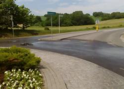 Zagrożenie na trasie Strzebielinek - Rybno - 30.05.2016