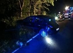 Wypadek samochodowy w Czymanowie - 25.08.2017