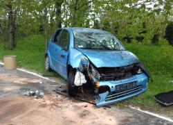 Wypadek drogowy na trasie Gniewino-Czymanowo - 03.05.2018