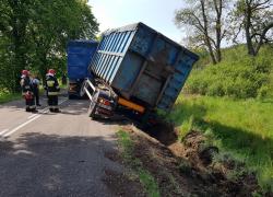 Miejscowe zagrożenie na trasie Opalino-Rybno - 20.05.2019