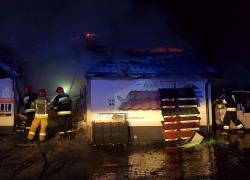 Pożar budynku gospodarczego w Tadzinie - 23.10.2020