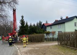 Pożar sadzy w kominie w Bychowie - 16.03.2022