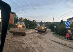 Zagrożenie na ulicy św. Augustyna w Nadolu - 28.06.2024