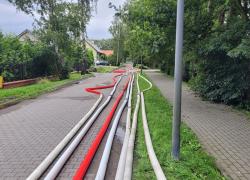 Działania przeciwpowodziowe w Nowym Dworze Gdańskim - 29.07.2025