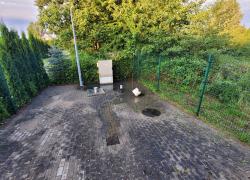 Zalana przepompownia ścieków w Nadolu
