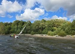 Zagrożenie na Jeziorze Żarnowieckim - 10.08.2025