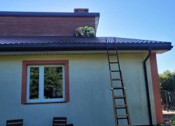 Pożar sadzy w kominie w Gniewinie - 19.08.2025