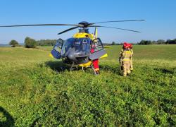 Wypadek drogowy w Gniewinie - 09.09.2025