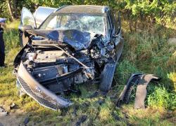 Wypadek drogowy w Gniewinie - 09.09.2025