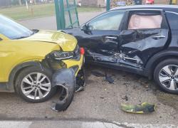 Wypadek drogowy w Nadolu