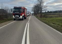Wypadek drogowy w Nadolu - 21.12.2025