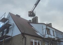 Pożar komina w Bychowie - 30.12.2025