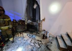 Pożar kominka w Nadolu