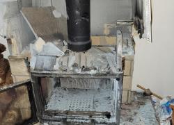 Pożar kominka w Nadolu - 31.12.2025