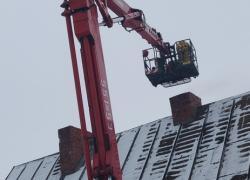 Pożar sadzy w kominie w Strzebielinku - 30.01.2026