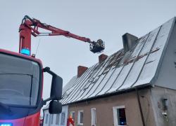 Pożar sadzy w kominie w Strzebielinku - 30.01.2026