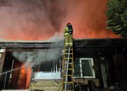 Pożar budynku wielorodzinnego w Nadolu - 02.03.2026