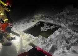 Pożar budynku wielorodzinnego w Nadolu - 02.03.2026