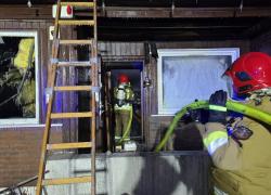 Pożar budynku wielorodzinnego w Nadolu - 02.03.2026