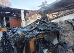 Pożar budynku wielorodzinnego w Nadolu - 02.03.2026