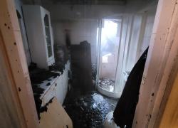 Pożar budynku wielorodzinnego w Nadolu - 02.03.2026