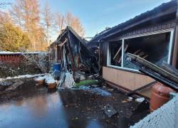Pożar budynku wielorodzinnego w Nadolu - 02.03.2026