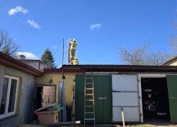 Pożar sadzy w kominie w Perlinie - 09.04.2026